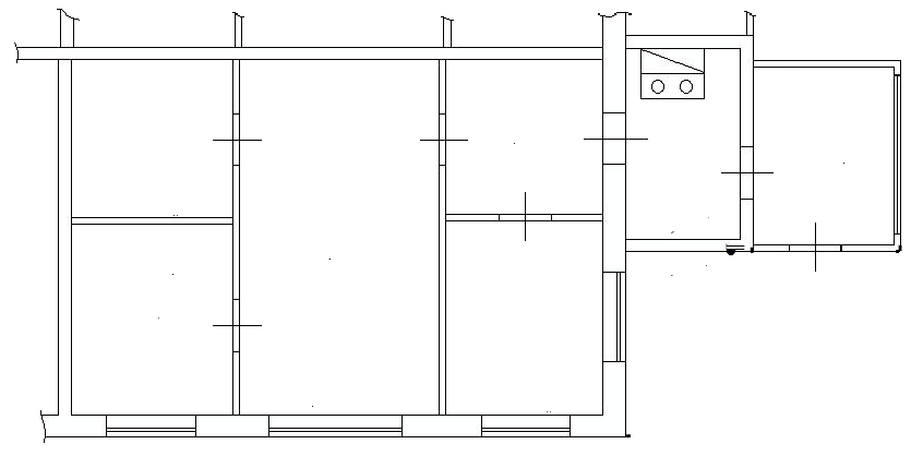 План дома до реконструкции
